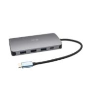 Image de i-tec Metal USB-C Nano Dock HDMI/VGA with LAN + Charger 100W (C31NANOVGA100)