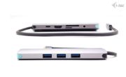 Image de i-tec USB-C Metal Nano Docking Station 4K HDMI LAN with Power Delivery 100W + Universal Charger 100W (C31NANOLANPD100)