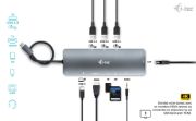 Image de i-tec USB-C Metal Nano Docking Station 4K HDMI LAN with Power Delivery 100W + Universal Charger 100W (C31NANOLANPD100)
