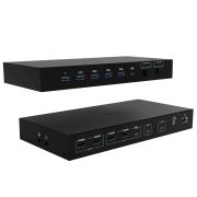 Image de i-tec USB-C KVM Dock PRO for Three Hosts, Dual Video, with 2x Power Delivery, max 92W (C31KVMDOCKPDPRO)