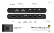 Image de i-tec KVM Docking Station HDMI for 2 hosts, Power Delivery 2x 100W (C31KVMHDMIDOCKPD)