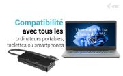 Image de i-tec USB-C Triple 4K HDMI Video Adapter, Power Delivery 100W (C31TRIPLE4KHDMIPD)