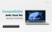 Image de i-tec Thunderbolt 4 Intelligent Dual Display Docking Station + Power Delivery 90W (TB4INTGDUAL4KDOCPD)