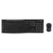 Image de Logitech Wireless Combo MK270 clavier Souris incluse Maison USB QWERTY Anglais britannique Noir (920-004523)
