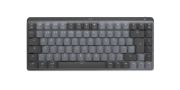 Image de Logitech MX Mini Mechanical for Mac clavier Bureau Bluetooth QWERTY US International Graphite, Gris (920-010837)
