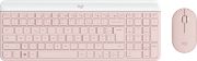 Image de Logitech Ensemble et souris sans fil ultra-fin MK470 - AZERTY Clavier - Rose (920-011316)