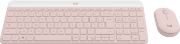 Image de Logitech Ensemble et souris sans fil ultra-fin MK470 - AZERTY Clavier - Rose (920-011316)