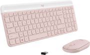 Image de Logitech Ensemble et souris sans fil ultra-fin MK470 - AZERTY Clavier - Rose (920-011316)