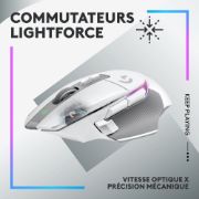 Image de Logitech G G502 X PLUS Souris - Blanc (910-006171)