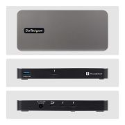 Image de StarTech.com Hub Thunderbolt&trade; 5 à 4 Ports avec Thunderbolt&trade; Share KVM, 80/120 Gbps, Multi-Écrans 8K, PD 140W, USB-A 10 Gbps, TB4 et USB4, MacBook M4 Pro M4 Max ... (303UE-TB5-HUB)