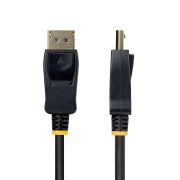 Image de StarTech.com Câble Adaptateur DisplayPort vers HDMI de 2m avec Connecteurs à Verrouillage, 4K 60Hz, HDR, Convertisseur Vidéo DP vers HDMI Unidirectionnel, DP Desktop v ... (2M-DP-HDMI-4K60-GR)