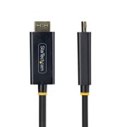 Image de StarTech.com Câble Adaptateur DisplayPort vers HDMI de 3m avec Connecteurs à Verrouillage, 4K 60Hz, HDR, Convertisseur Vidéo DP vers HDMI Unidirectionnel, DP Desktop v ... (3M-DP-HDMI-4K60-GR)