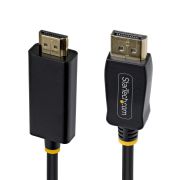 Image de StarTech.com Câble Adaptateur DisplayPort vers HDMI de 4,5m avec Connecteurs à Verrouillage, 4K 60Hz, HDR, Convertisseur Vidéo DP vers HDMI Unidirectionnel, DP Deskto ... (15F-DP-HDMI-4K60-GR)