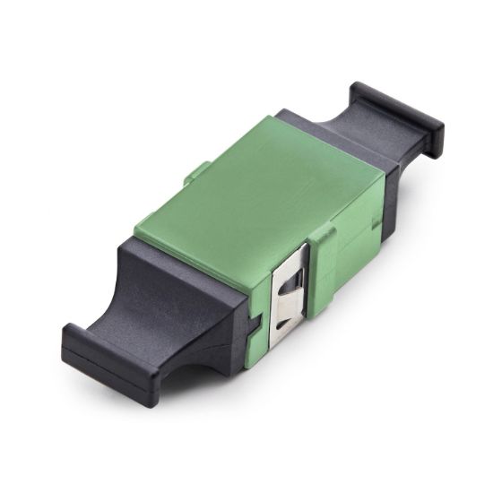 Image de StarTech.com Coupleur MPO/MTP, Coupleur Fibre MPO Monomode, Clé Vers le Haut/Clé vers le Bas, Coupleur Fibre Optique MPO/MTP-APC pour Panneaux de Brassage et Boîtiers - ... (MPOSMAPCGNCOUPLER)