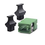 Image de StarTech.com Coupleur MPO/MTP, Coupleur Fibre MPO Monomode, Clé Vers le Haut/Clé vers le Bas, Coupleur Fibre Optique MPO/MTP-APC pour Panneaux de Brassage et Boîtiers - ... (MPOSMAPCGNCOUPLER)