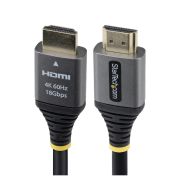 Image de StarTech.com câble HDMI 1,5 m HDMI Type A (Standard) Noir, Argent (HDMMV5F)