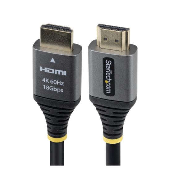 Image de StarTech.com câble HDMI 1,5 m HDMI Type A (Standard) Noir, Argent (HDMMV5F)