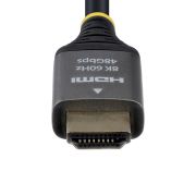 Image de StarTech.com câble HDMI 0,3 m HDMI Type A (Standard) Noir, Argent (HDMM21V1F)