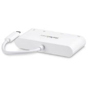 Image de StarTech.com Adaptateur Multiport USB C - Adaptateur Vidéo USB-C vers DVI-D (numérique) avec 60W PD Passthrough Charging, GbE, USB-A - Station d'Accueil Portable pour PC USB T ... (DKT30CDVPD)