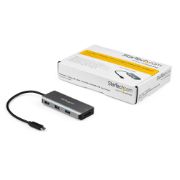 Image de StarTech.com Hub USB-C à 3 Ports avec Lecteur de Carte SD - 3 x USB-A & 1 x Slot SD - Mini Hub USB 3.2 Gen 2 (10Gbps) Type C pour PC Portable - Alimenté par Bus - Compatible ... (HB31C3ASDMB)