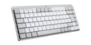 Image de Logitech MX Mini Mechanical for Mac clavier Bureau Bluetooth QWERTY US International Gris, Blanc (920-010799)