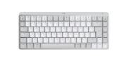 Image de Logitech MX Mini Mechanical for Mac clavier Bureau Bluetooth QWERTY US International Gris, Blanc (920-010799)