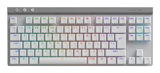 Image de Logitech G G G515 LIGHTSPEED TKL - QWERTY Clavier - Blanc (920-012539)