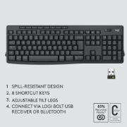 Image de Logitech MK370 Combo for Business - AZERTY Clavier - Graphite (920-012066)