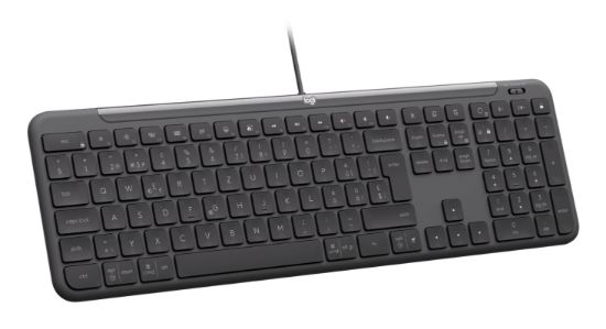 Image de Logitech Signature Slim Wired K620 for Business - QWERTY Clavier - Graphite (920-013333)