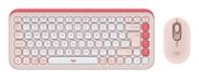 Image de Logitech Bluetooth, , AA, 59.4 x 104.8 x 35.2 mm, 81.4 g, 2x AAA, 324.51 x 136.96 x 22 mm, 530 g - QWERTY Clavier - Rose (920-013142)