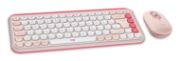 Image de Logitech Bluetooth, , AA, 59.4 x 104.8 x 35.2 mm, 81.4 g, 2x AAA, 324.51 x 136.96 x 22 mm, 530 g - QWERTY Clavier - Rose (920-013142)
