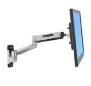 Image de Ergotron LX Sit-Stand Wall Mount LCD Arm Support d'écran - Acier inoxydable (45-353-026)
