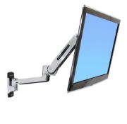 Image de Ergotron LX Sit-Stand Wall Mount LCD Arm Support d'écran - Acier inoxydable (45-353-026)