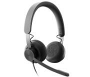 Image de Logitech Zone Casque Avec fil Arceau Appels/Musique USB Type-C Graphite (981-000870)