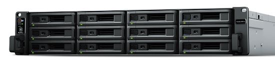 Image de Synology RackStation Intel Xeon D-1531, 6-core 2.2 (base) / 2.7 (turbo) GHz, 8 GB DDR4 ECC UDIMM, 12 Drive Bays, 2U Serveur de stockage de données - Noir (RS3621RPXS)