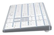 Image de Targus clavier Maison Bluetooth QWERTY Gris (HS2310NO)