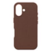 Image de OtterBox Symmetry Series Cactus Leather pour MagSafe pour iPhone 16, Rich Adobe - Marron (77-96305)
