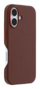 Image de OtterBox Symmetry Series Cactus Leather pour MagSafe pour iPhone 16, Rich Adobe - Marron (77-96305)