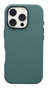 Image de OtterBox Symmetry Series Cactus Leather pour MagSafe pour iPhone 16 Pro, Juniper Sprig - Vert (77-96309)