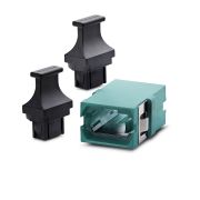 Image de StarTech.com Coupleur MPO/MTP, Coupleur Fibre Optique Multimode OM3/OM4 MPO, Clé Vers le Haut/Clé vers le Bas, Coupleur Fibre Optique MPO/MTP-PC pour Panneaux de Brassa ... (MPOSMAPCAQCOUPLER)