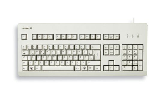 Image de CHERRY G80-3000 clavier Universel USB QWERTY Anglais britannique Gris (G80-3000LSCGB-0)