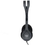 Image de Logitech H111 Casque Avec fil Arceau Bureau/Centre d'appels Gris (981-000593)