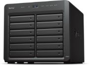 Image de Synology DiskStation AMD Ryzen V1500B, 4 GB DDR4, 12x SATA HDD, 4x RJ-45, 2x USB 3.2, 270x300x340 mm Serveur de stockage de données - Noir (DS2422+)