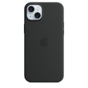 Image de Apple Coque en silicone avec MagSafe pour iPhone 15 Plus - Noir (MXQR3ZM/A)