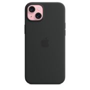 Image de Apple Coque en silicone avec MagSafe pour iPhone 15 Plus - Noir (MXQR3ZM/A)