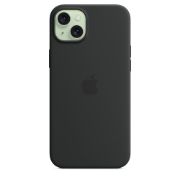 Image de Apple Coque en silicone avec MagSafe pour iPhone 15 Plus - Noir (MXQR3ZM/A)