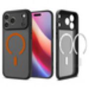 Image de Spigen Ultra Hybrid MagFit Frost - Noir, Orange (ACS10482)
