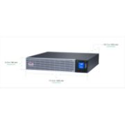 Image de APC Easy UPS On-Line alimentation d'énergie non interruptible Double-conversion (en ligne) 2 kVA 1800 W 6 sortie(s) CA (SRVL2KRIRK)