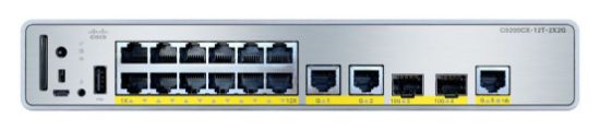 Image de Cisco Catalyst 9200CX 12-port 1G, 2x10G and 3x1G, data, Network Essentials Switch (C9200CX-12T-2X2G-E)