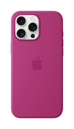 Image de Apple Coque en silicone avec MagSafe pour iPhone 16 Pro Max - Fuchsia (MYYX3ZM/A)